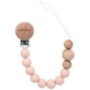 Echo Baby Silicone Dummy Clip - Rose