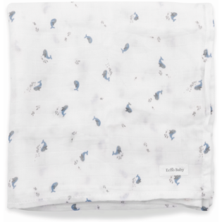 Echo Baby Muslin Swaddle Blanket - Ocean