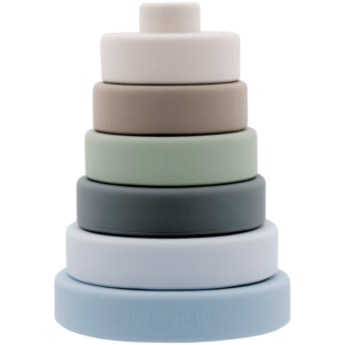 Echo Baby Silicone Stacking Rings - Ocean