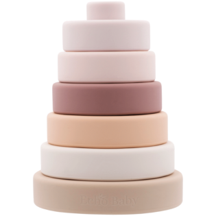 Echo Baby Silicone Stacking Rings - Sunset