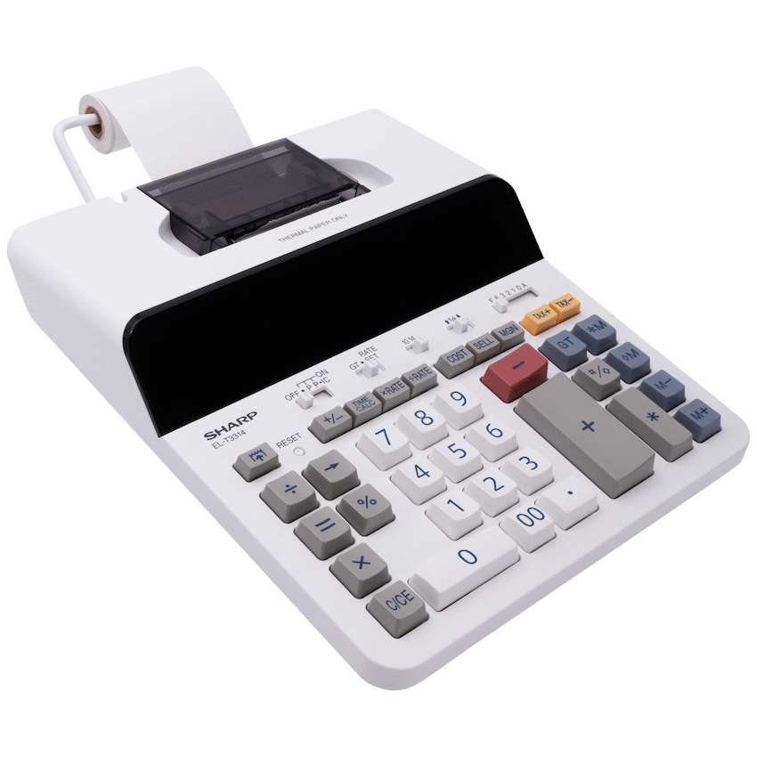 Sharp EL-T3314 Printing Calculator