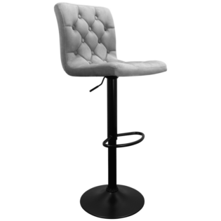 Bayer Large Barstool Grey with black base