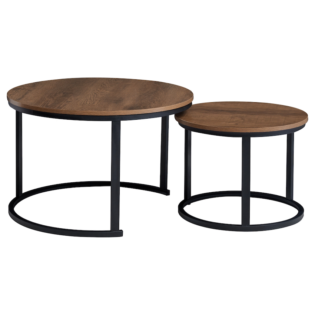 Everfurn Nile Nesting Coffee Table - Mahogany - 2-Piece