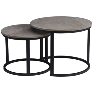 Everfurn Nile Nesting Coffee Table - Ash Grey (2 Piece)
