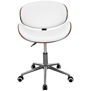 Amos Mid Back Office Chair - White