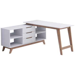 Everfurn Lunar Office Desk - 2 Boxes