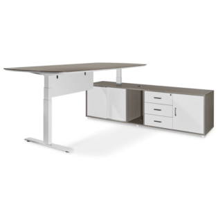 Everfurn Premium Miami Height Adjustable Desk Box 2 of 4