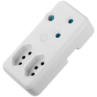 Ellies 3-Way Adaptor - White