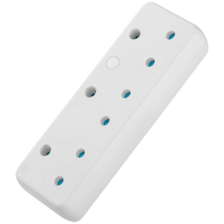 Ellies 3-Way 3-Pin Adaptor