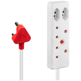 Ellies 4 Way Medium Surge Extension Lead -5M