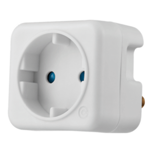 Ellies 1 Way Schuko Adaptor