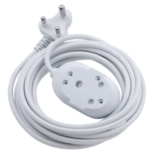 Ellies BTB Heavy Duty Extension Lead-20M-WT