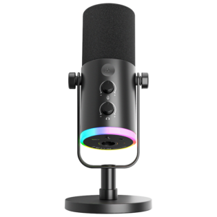 Fifine AM8 NEO RGB Dual Port Microphone with Stand