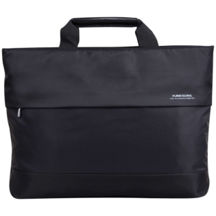Kingsons 9.7" black shoulder laptop bag - Elite orange series