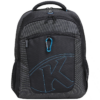 Kingsons 15.6" black laptop backpack with key chain