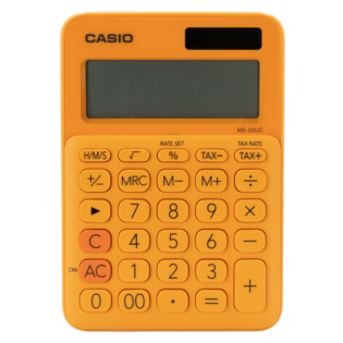 Casio MS-20UC - Desktop Calculator 12-Digit - Orange