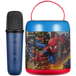 Spider-Man LED Karaoke Speaker with Microphone