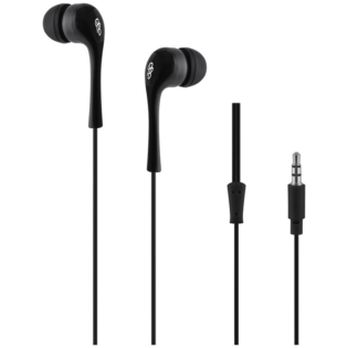 Pro Bass Dollarz Series Blister Auxiliary Earphone No Microphone - Black