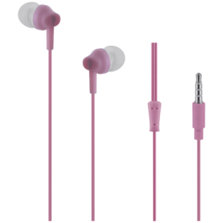 Pro Bass Genesis Series Packaged Aux Earphone No Microphone - Pink
