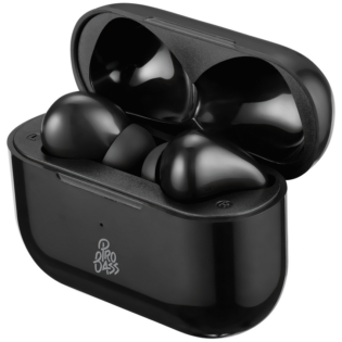 Pro Bass Pulse Buds True Wireless Earphones with Charging Case - Black
