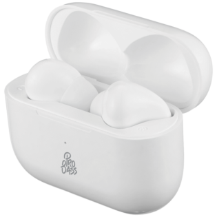 Pro Bass Pulse Buds True Wireless Earphones with Charging Case - White