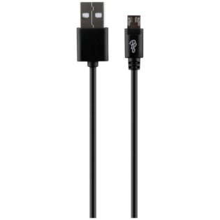 Pro Bass Power Series Boxed Round Micro USB Cable - Black