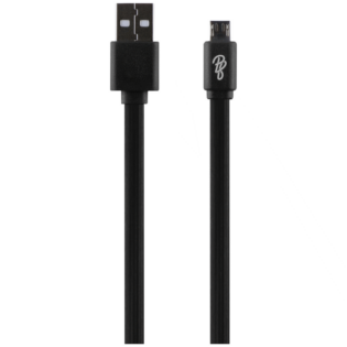 Pro Bass Energize Series Packaged Micro USB Cable - Black - 1.2m
