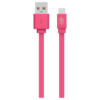 Pro Bass Energize Series Packaged Micro USB Cable - Pastel Pink 1.2m