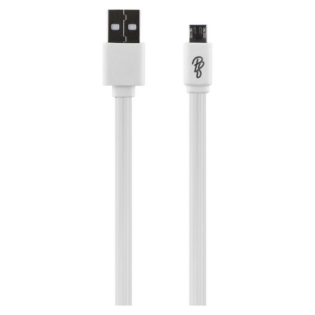 Pro Bass Energize Series Packaged Micro USB Cable - White
