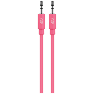 Pro Bass Unite Series - Boxed Auxiliary Cable - Pastel Pink 1m