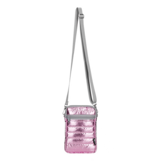 Quest Puffer Cross Body Bag - Pink
