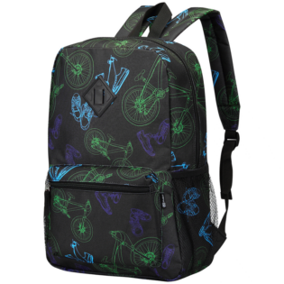 Quest Neon Sneakers 4-Piece Backpack Combo - Black