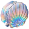 Quest Shell Coin Purse - Silver