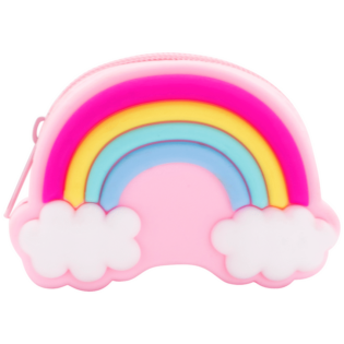 Quest Rainbow Silicone Purse - Pink
