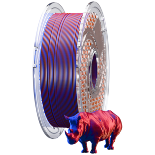 SA Filament Dual Silk PLA Filament 750g - Blue Blood