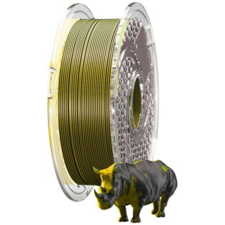 SA Filament Dual Silk PLA Filament 750g - Charred Gold