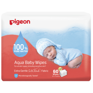 PIGEON AQUA BABY WIPES  20's 3-IN-1 - REFILL