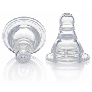 Pigeon Flexible Slim Neck Nipple 2 Pc (S)