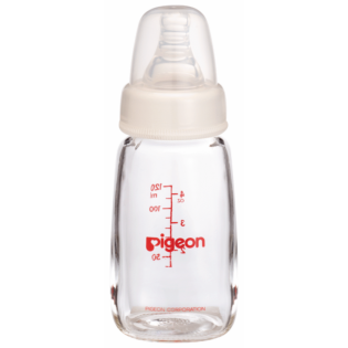Pigeon Flexible Glass Bottle with Peristaltic Nipple 120ml