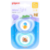 Pigeon - Minilight Pacifier (2 Pc) - S Dino Egg & Squirrel