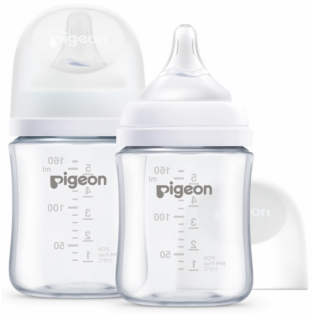 Pigeon Softouch Nursing Bottle T-Ester 160ml Logo - Twin Pack