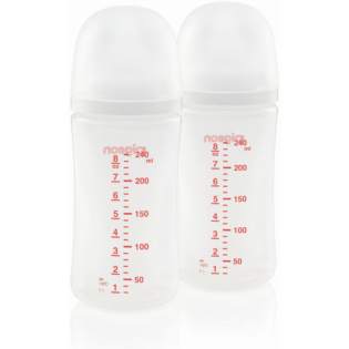 Pigeon SofTouch Nursing Bottle 240ml - Twin Pack