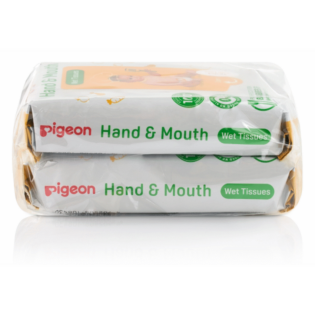 Pigeon - Hand Mouth Wipes 20's 2-in-1
