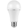 Switched 9w A60 Rechargeable LED Light Bulb E27 - Cool White