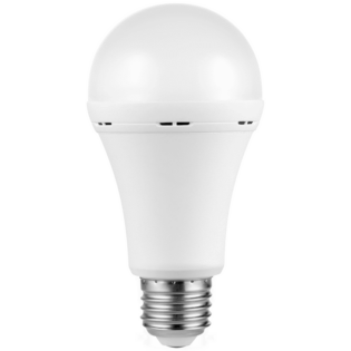 Switched 9w A60 Rechargeable LED Light Bulb - E27 - Warm White