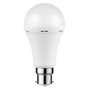Switched 5w A60 Rechargeable B22 LED Light Bulb - Cool White