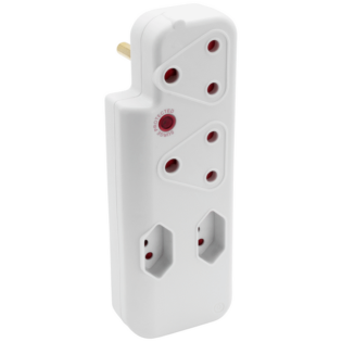 Switched 4-Way Medium Surge Adaptor