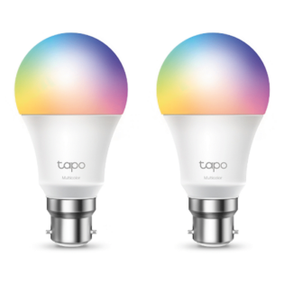 TP-Link Tapo L530B (2-Pack) Smart Wi-Fi Light Bulb - Multicolour