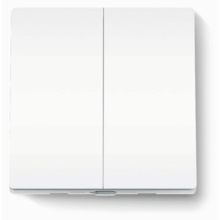 TP-Link Tapo S220 Smart 868mhz Light Switch 2-Gang 1-Way, No Neutral Required