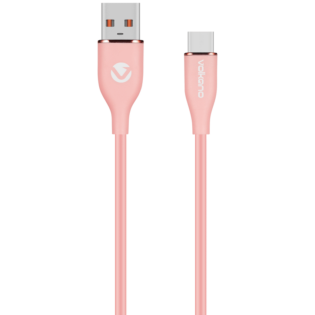 Volkano Flexi Series USB to Type-C 2.5m 30w - Pink